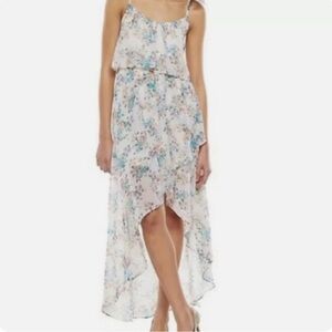 Disney's Cinderella Collection Dress High & Low‎ Spaghetti Straps Floral small